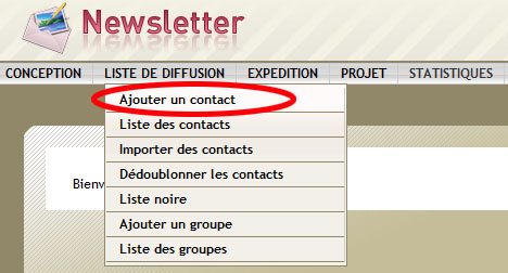 ajouter contact