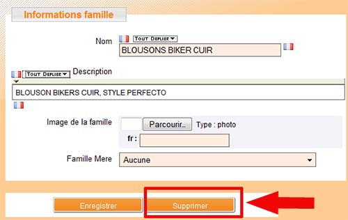 Id-commerce-supprimer une famille
